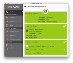sonicwall capture client