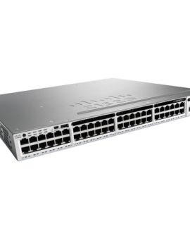 Cisco Catalyst C3850-48P-S Stackable Gigabit Ethernet PoE+ Switch (715W AC Power Supply) (WS-C3850-48P-S)