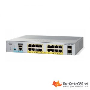 Switch Cisco Catalyst 2960-L SM-16 Puertos PoE+ (WS-C2960L-16PS-LL)