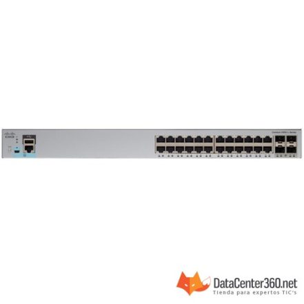 Switch Cisco Catalyst 2960-L SM-24 Puertos Gigabit (WS-C2960L-24TQ-LL)