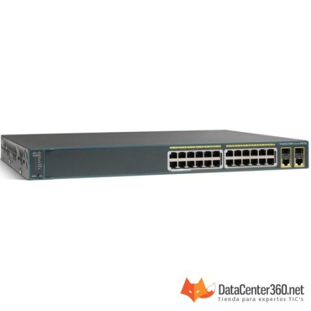 Switch Cisco Catalyst 2960XR 24-PuertosPoE+ Gigabit (WS-C2960XR-24PS-I)