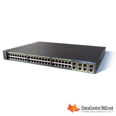 Switch Cisco Catalyst 2960XR 48-PuertosPoE+ Gigabit (WS-C2960XR-48FPS-I)