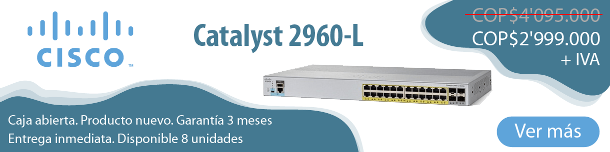 En este momento estás viendo Switch Cisco 2960L (WS-C2960L-24PS-LL)