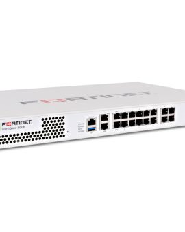 Firewall Fortinet FortiGate 200E – Hardware más 1 Año 24×7 FortiCare y FortiGuard Unified Threat Protection UTP (FG-200E-BDL)