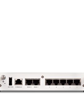 Firewall Fortinet FortiWiFi 50E – Hardware más 1 Año 24×7 FortiCare y FortiGuard Unified Threat Protection UTP (FWF-50E-BDL)