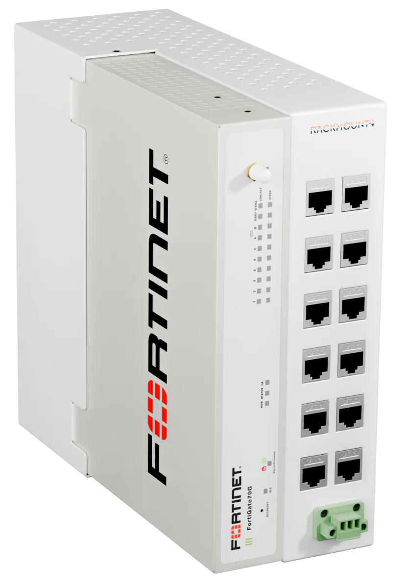 RM-FR-D10 — FortiDIN para FortiGate 70G - 70F - 60E/F - 18V to 72V
