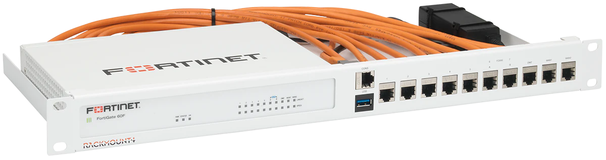 RM-FR-T10I — Rackmount para FortiGate 70G - 70F - 60E/F Series - Shielded