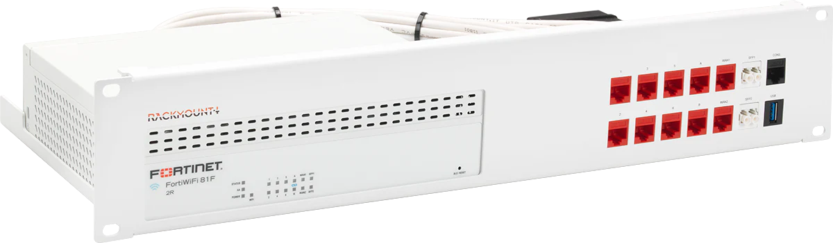 RM-FR-T18 — Rackmount para FortiGate 80F-PoE [DSL & FortiWifi[ Series