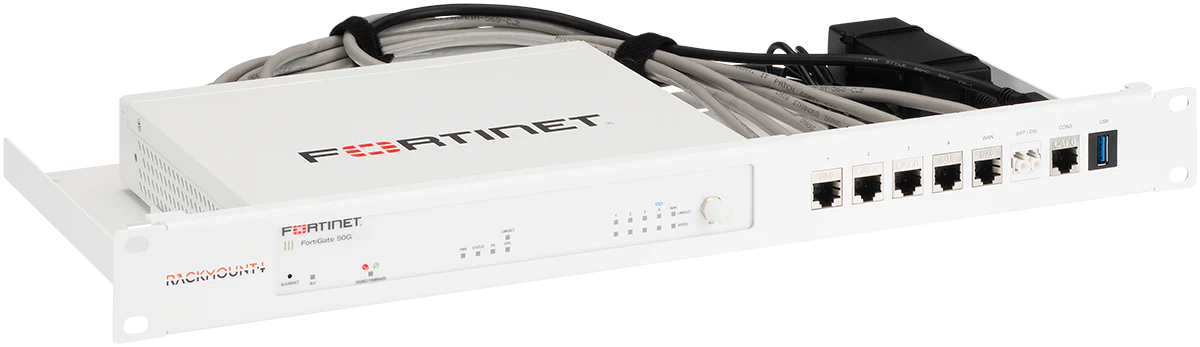 RM-FR-T21I — Rackmount para FortiGate 50G Series - Shielded