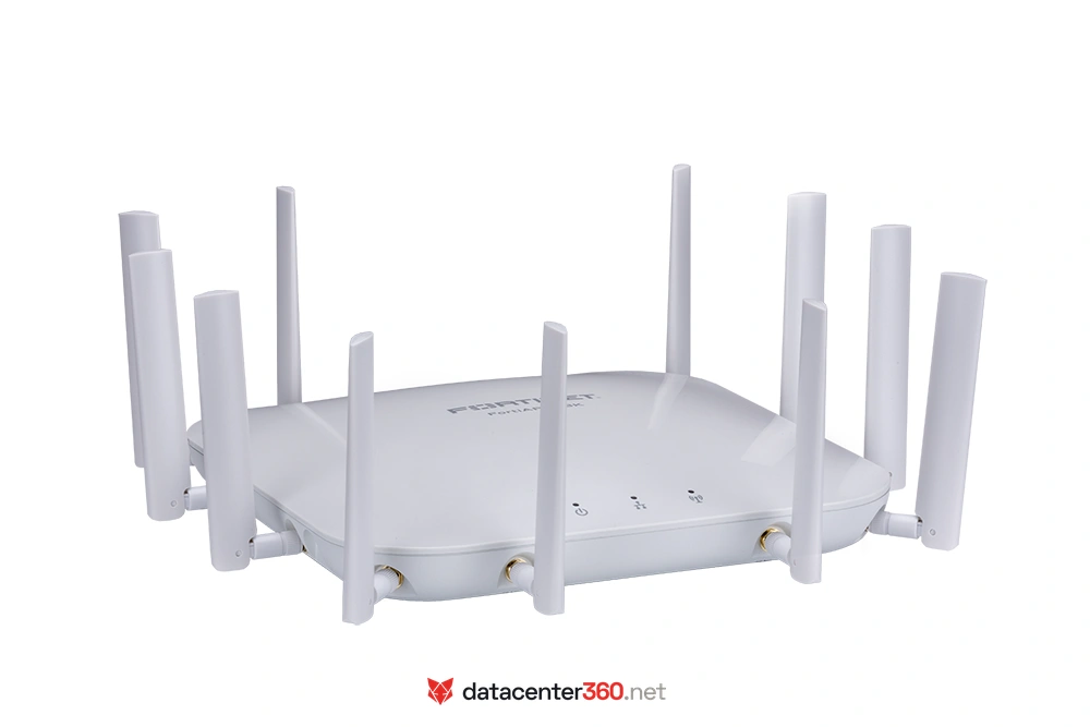 Fortinet FortiAP 443K (FAP-443K-N) — Access point indoor Wi-Fi 7 4x4 con antenas externas