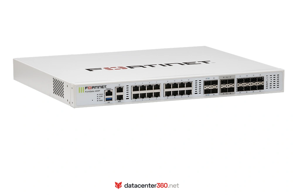 Fortinet FortiGate 401F-DC (FG-401F-DC) — Firewall NGFW rack 1U con SSD y alimentación DC
