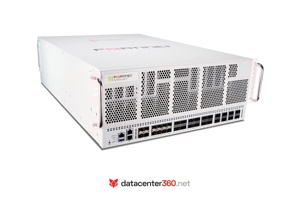 Fortinet FortiGate 4801F (FG-4801F) — Firewall NGFW rack 4U con 2× 1.92 TB SSD interno