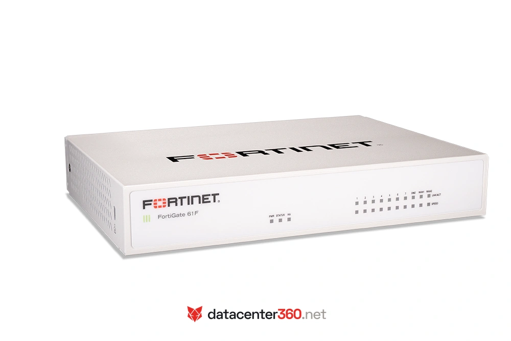 Fortinet FortiGate 61F (FG-61F) — Firewall NGFW de escritorio con SSD