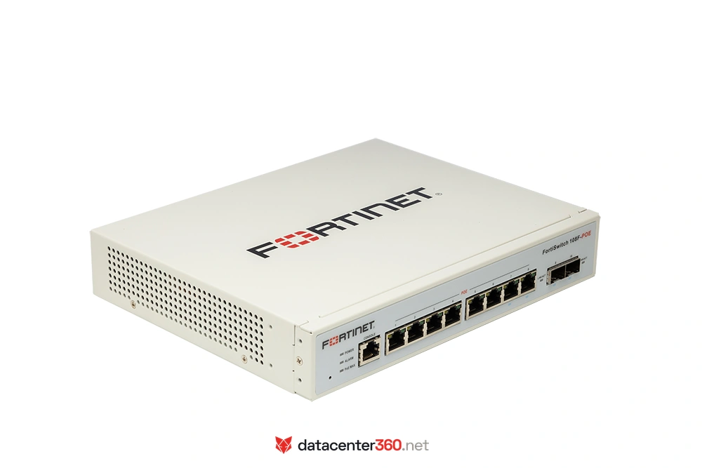 Fortinet FortiSwitch 108F-POE (FS-108F-POE) — Switch compacto 8 puertos GE PoE+