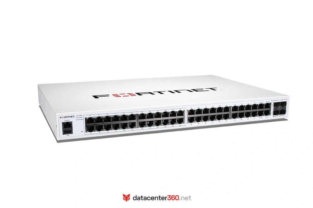 Fortinet FortiSwitch 148F-POE (FS-148F-POE) — Switch de acceso 48 puertos GE con PoE+ en 24