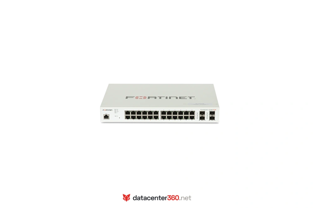 Fortinet FortiSwitch 224E-POE (FS-224E-POE) — Switch de acceso capa 2/3 de 24 puertos GE con PoE+ en 12 y 4 SFP