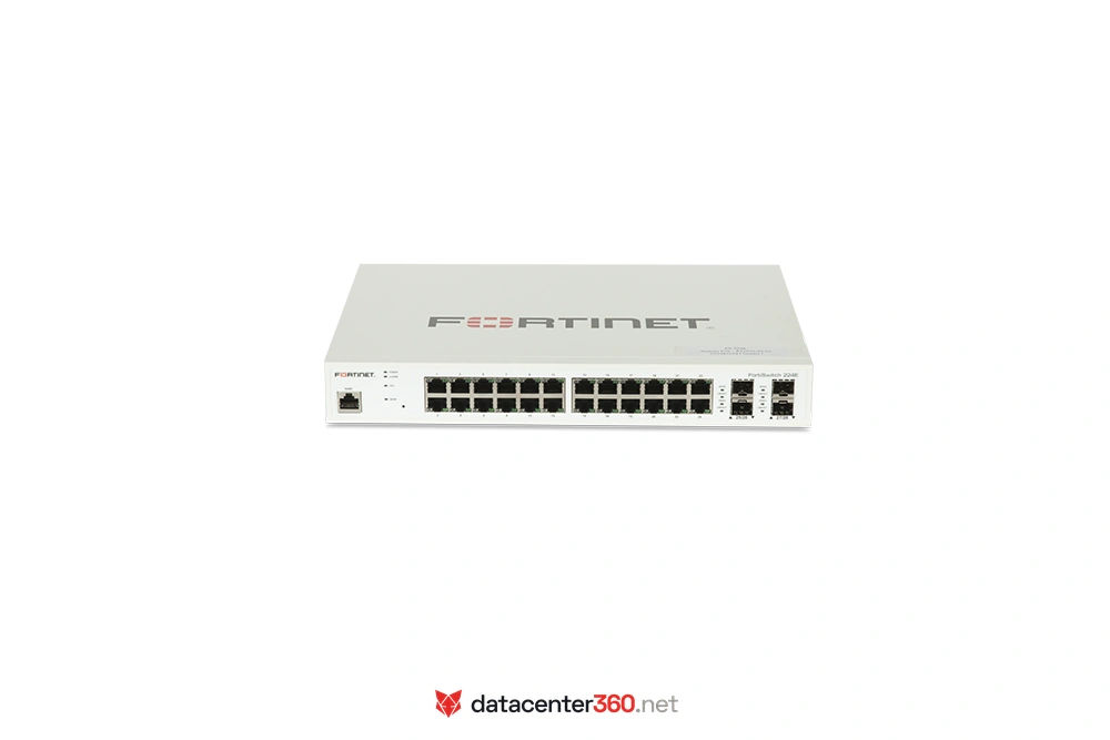 Fortinet FortiSwitch 224E (FS-224E) — Switch de acceso capa 2/3 de 24 puertos GE + 4 SFP