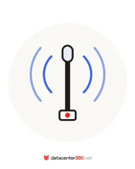 Ilustración de referencia de una antena Fortinet — DataCenter360.net