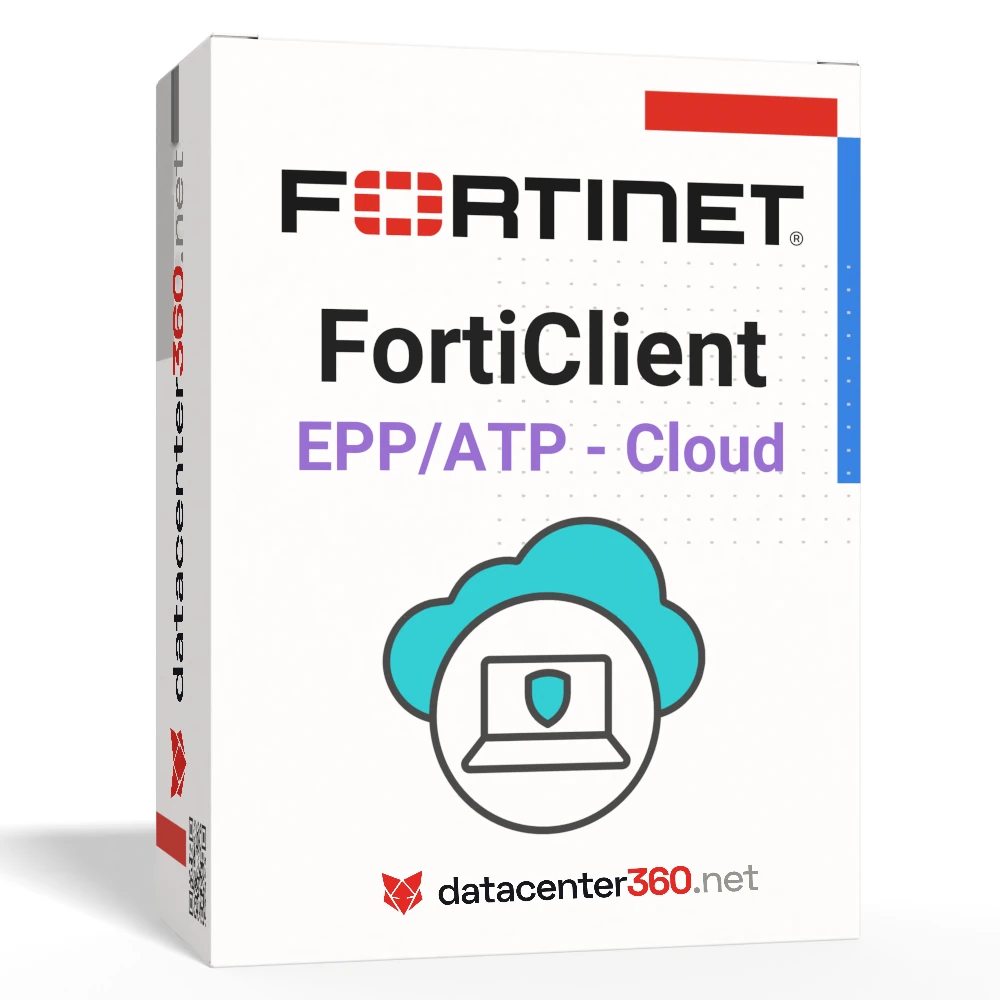 Empaque de licencia Fortinet FortiClient EPP/ATP Cloud - DataCenter360.net