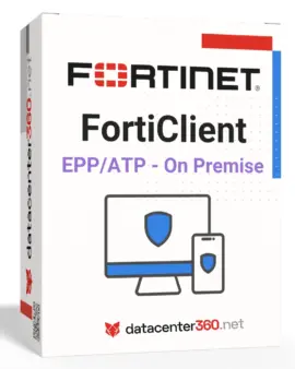 Empaque de licencia Fortinet FortiClient EPP/ATP On-Premise - DataCenter360.net